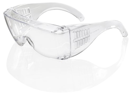 Beeswift Seattle Safety Wraparound Spectacles Clear with Ventilated Side Arms (Pack 1) - BBSS