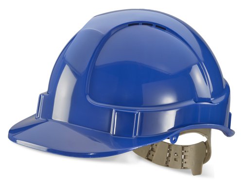 Beeswift Comfort Vented Safety Helmet Blue 
