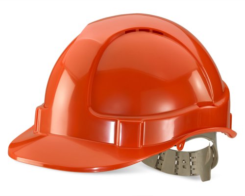 Beeswift Comfort Vented Safety Helmet Orange 