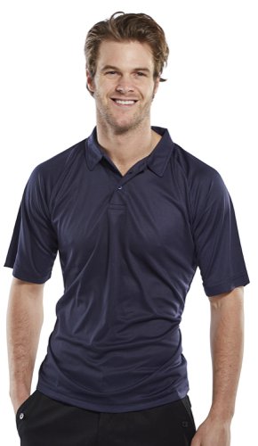 Beeswift B-Cool Polo Shirt Navy Blue XL