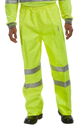 Beeswift BSEEN BIRKDALE Trousers EN ISO20471 Saturn Yellow L