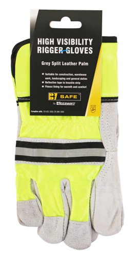 Beeswift B-Safe Canadian High Quality High Visibility Saturnyellow / Grey  (Pair)