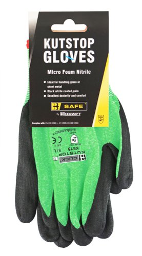 Kutstop Micro Foam Nitrile Green Glove