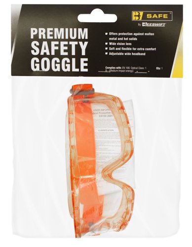 Beeswift B-Safe Premium Goggle Amber 