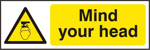 Beeswift B-Safe Mind Your Head Sign 
