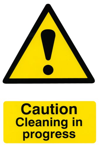 Beeswift B-Safe Caution Cleaning In Progress Sign 