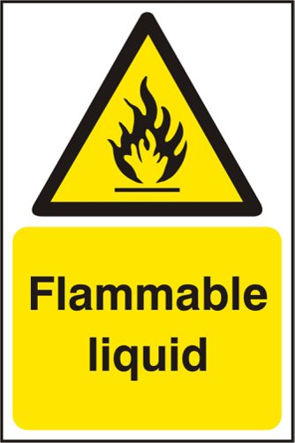 Beeswift B-Safe Flammable Liquid Sign 