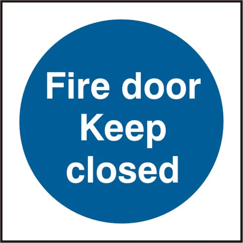 Beeswift B-Safe Fire Door Keep Closed Sign 