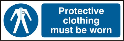 Beeswift B-Safe Protective Clothing Must Be Worn Sign 