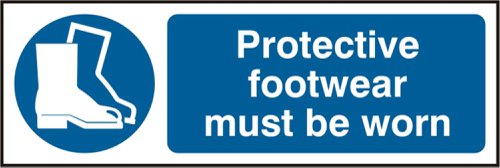 Beeswift B-Safe Protective Footwear Must Be Worn Sign 