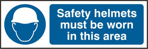 Beeswift B-Safe Safety Helmets Must Be Worn Sign 