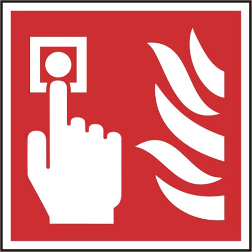 Beeswift B-Safe Fire Alarm Call Point Symbol Sign 