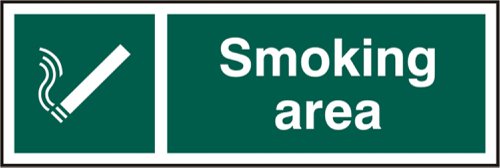Beeswift B-Safe Smoking Area Sign 