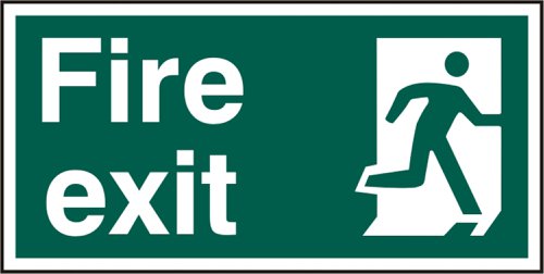 Beeswift B-Safe Fire Exit Sign 