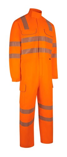 High Visibility Arc Flash Coverall Orange 38”
