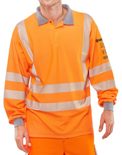 Arc Compliant Gort Polo Shirt Orange