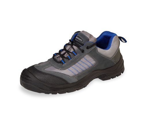 Dual Density Trainer Shoe Dark Grey/ Blue