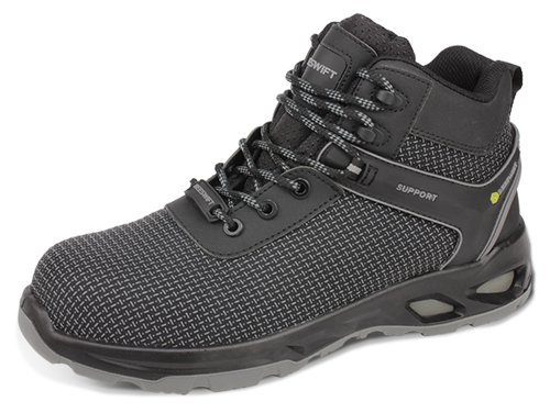 Himley Composite Mid Cut Black TPU Tek Safety Boot S3S 12/47