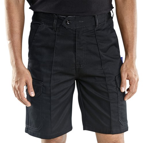 Beeswift Cargo Pocket Shorts Black 34