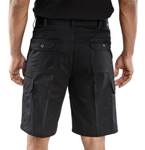Beeswift Cargo Pocket Shorts Black 30