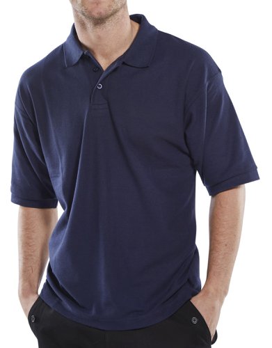 Beeswift Polo Shirt Navy Blue 4XL Polo Shirts and T-Shirts WW1376