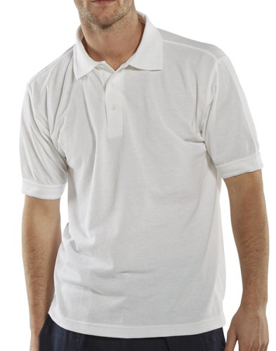 Beeswift Polo Shirt White S Polo Shirts and T-Shirts WW1401