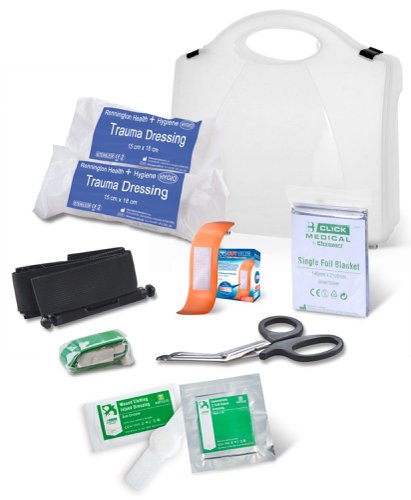 Click Medical Bs8599-1:2019 Critical Injury Pack Medium Risk In Box 