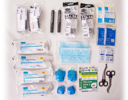 Click Medical PACT(PUBLIC ACCESS TRAUMA KIT) REFILL First Aid Kits CM0183