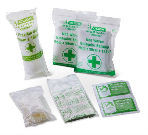 Click Medical Personal First Aid Kit In Handy Feva Bag  First Aid Kits CM0260