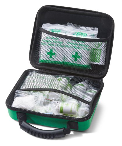 Click Medical Hse 1-10 Person First Aid Kit In Medium Feva Case 
