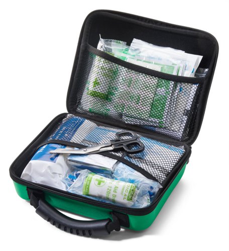 Click Medical Bs8599-2 Large Travel First Aid Kit In Medium Feva Case 