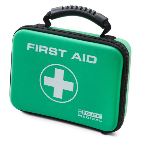 CM0272 Click Medical Bs8599-2 Large Travel First Aid Kit In Medium Feva Case 