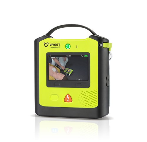 Vivest Power Beat Semi Automatic AED X3 Defibrillator