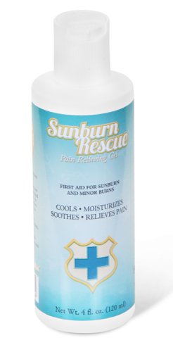 CM0349 | Soothes and cools the burn, Stops burn progression, Minimises sun damage, Pain relieving Hydrogel Sunburn Rescue gel formula is especially designed for use with sunburn, The specially formulated gel stays on the sunburn, draws the heat out of the skin by transferring the heat to the gel whilst soothing and cooling the sunburnt area.