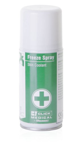 CM0377 Click Medical Freeze Spray Skin Coolant 150ml 