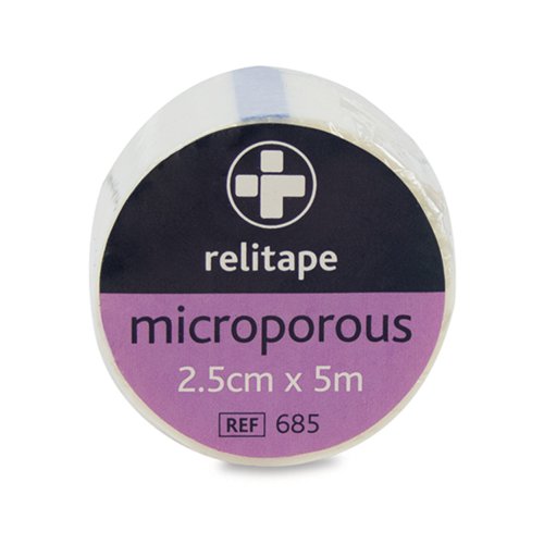 Click Medical microporous tape 2.5cm x 5m