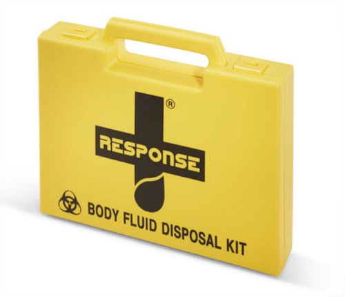 CM0605 | Our range of Body Fluid Spill kits and Sharps handling kits are designed to enable any worker to deal with the problems of body fluids such as blood and vomit and the problem of discarded needles and syringes. These kits are easy to use and address all the issues that are caused by cross contamination and infections caused by Bio Hazards. The HSE guidance on 'Blood - borne viruses in the workplace' (leaflet INDG342) and there is a provision under COSHH that employers have a legal duty to assess the risk of cross infection for employees and others affected by your work. Carrying a Click Medical spill or sharps handling kit, will help meet these requirements and increase the confidence of employees, knowing that you as the employer are dealing with the risk attached to biohazards and their control. BODY FLUID SPILL KIT, 2 APPLICATIONS Supplied in small carrying case, this kit contains:, 2 x CM0615 Single Application Body Fluid Spill Kit consisting of:, 1 x CM0620 Clean Up pack, 1 x 50ml disinfectant spray, 1x Super absorbent powder sachet (10g) Ideal for small businesses, offices, shops, pubs, restaurants and lone workers where occasional risk may be encountered.