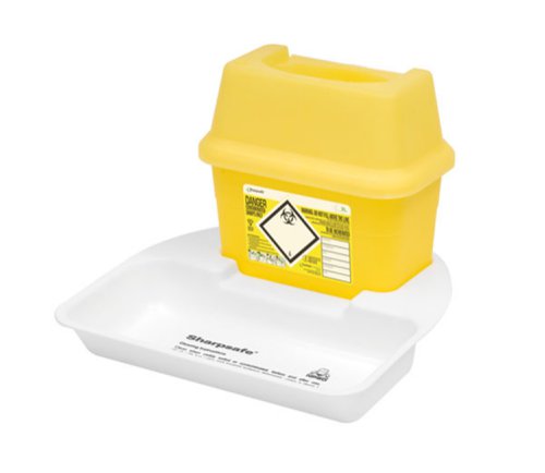 Click Medical Sharp Safe Npsd Tray For 2 / 3Ltr Bin  First Aid Room CM0651