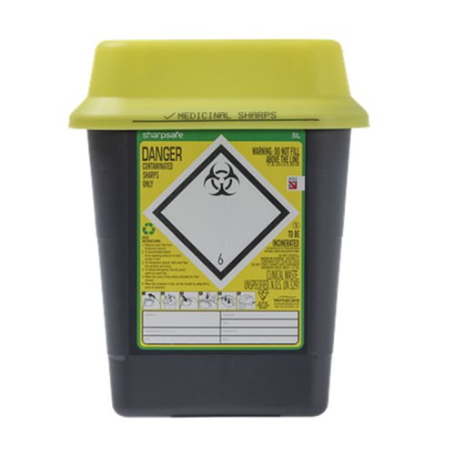 Sharp Safe Sharps Bin 5ltr
