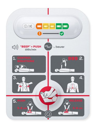 Lifepad Resuscitation Aid  White 8.7Cmx23.3Cmx8.3Cm First Aid Room CM0978