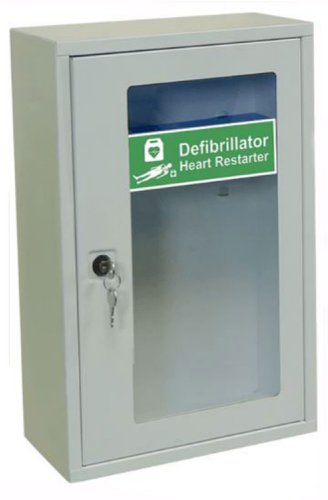 Click Medical Indoor Defibrillator Cabinet With Key Lock 