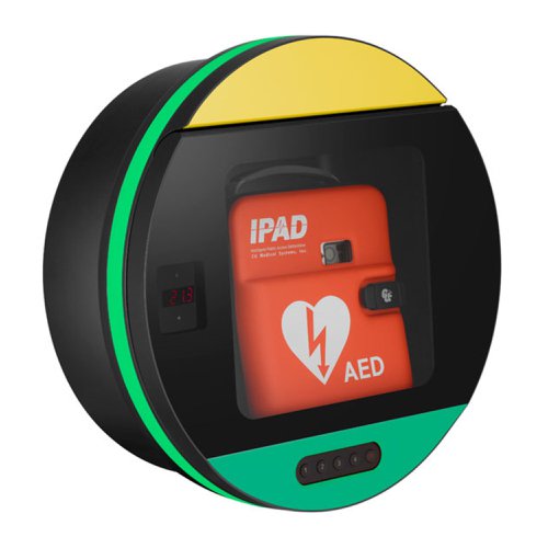 Defibsafe 3 Ds3 Cabinet Green/ Yellow