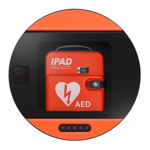 Defibsafe 3 Ds3 Cabinet Red/ Orange