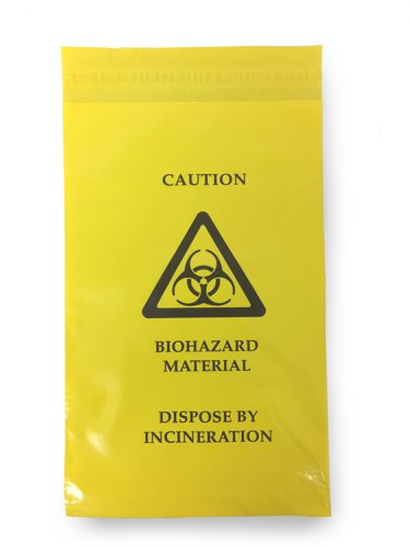 Click Medical Self Seal Waste Bag 205 X 305mm  (Box of 100)