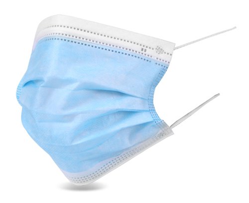 CM1740CT Beeswift Disposable Protective Face Mask Box 2000 Blue / White  (Box of 2000)