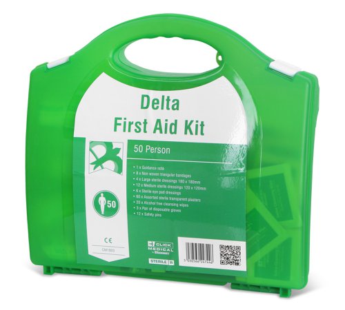 Click Medical Delta Hse 1-50 Person First Aid Kit 