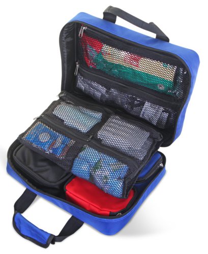 Click Medical Site Safety / First Aid Combination Bag Blue First Aid Kits CM1925
