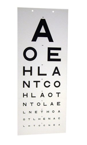 CM1941 Click Medical Eye Test Chart Tr / 917