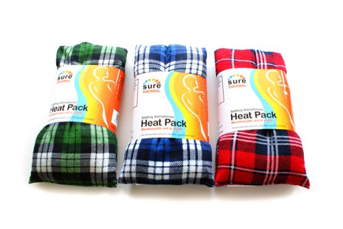 CM2056 Click Medical Sure Thermal Heat Pack Tartan Assorted (Pack of 6)