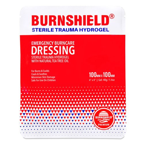Burnshield Sterile Trauma Hydrogel 100 X 100mm Dressing